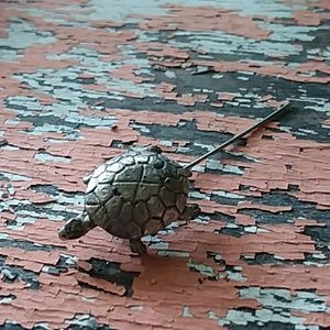 Sterling Turtle Pin